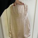 Princess Polly Champagne Satin Mini Dress Photo 2