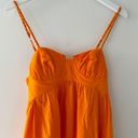 Farm Rio  Orange Cotton Maxi Dress M Photo 6