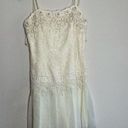 Jessica McClintock Vintage  flapper ivory mini dress Photo 0