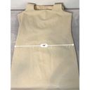 Chadwick's VTG Tan Beige Cream Square Neck MIDI Linen Dress 12P Photo 6