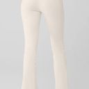 Alo Yoga Alo Airbrush High-Waist Flutter Legging in Ivory Flared Athletic Pants Size L Photo 1