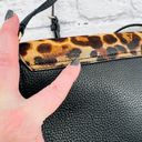 Kate Spade  Sequoia Avenue Green Calf Hair Leather Crossbody Bag Black Leopard Photo 3