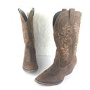 Rampage  Ram-Vida 429105 Womens Mid Shaft Brown Western Cowgirl Boots Sz 7M Rodeo Photo 1