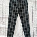 Forever 21 Black & White Plaid Stretch Pants NWT Size Medium Leggings Photo 0