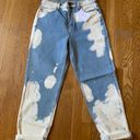 Cello High Rise Bleach dye Mom Jeans size 11 Photo 0