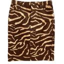 Ralph Lauren LRL  denim animal print skirt, size 10, excellent condition Photo 0