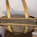 Coach Huge Brown & Tan  Tote Bag Purse Photo 9