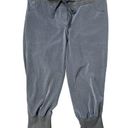 Elizabeth and James  Size 4 Pant Gray Cropped Jogger Satin Shiny Mid Rise Tapered Photo 0