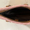 Gucci Pink GG Canvas And Leather Trim Handbag Vintage Photo 9