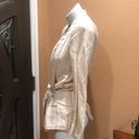 ZARA  Basic beige v neck wrap blazer jacket Photo 4