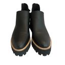 All Black Flatform Tread Shooties Ankle Booties Shoes Size 40 EU / 9.5 US Womens Photo 2