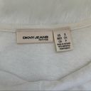 DKNY NWT VTG Y2K  Jeans Petites T-Shirt Cream Purple Green Paisley Studded Sz SM Photo 10