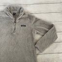 Patagonia  Los Gatos 1/4 Zip Jacket Quarter Zip Fleece Pullover Size Medium Grey Photo 2