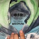 Samii Ryan NIP  Blue Tie Dye Butterfly Growth Hooded Sweatshirt Size Medium Photo 6