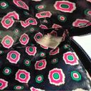 Vera Bradley  Small Pouch Makeup Bag Peacock Navy Pink Pattern Photo 1