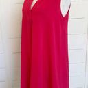 Lush Clothing LUSH V-Neck Button Front Raspberry Sleeveless Mini Dress SZ M Photo 6