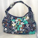 O'Neill O’Neill Navy White Turquoise Floral Canvas Shoulder Bag Photo 1