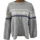 L.A.M.B. Vintage Field Gear wool blend winter nordic sweater in grey size L Photo 0