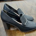 DKNY Sofia Classic Pump Black Leather Closed Toe Heels Photo 4