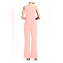 Womens Pant Suit Set Tank Top with Cardigan Mother of Bride Evening Outfit Peach Pink Size M Photo 3