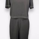 Bermuda BCBG MaxAzria Richmond Short Sleeve Long  Short Romper Black XS Photo 0