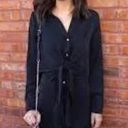 Eileen Fisher NWT  tencel crepe black dress medium Photo 5