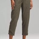 Lululemon Athletica Green Drawstring Waist Pants Photo 1