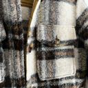 Isabel Marant  Gaston Wool Shirt Jacket Shacket Plaid Brown Cream 36/ S Photo 8