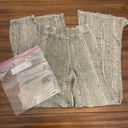 POL  Womens Floral Lace Pants Wide Leg Elastic Waist Pull On Sage Green Small Photo 11