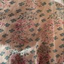 The Great EUC  peach embroidered silk peasant top Photo 9