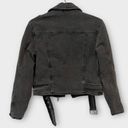 ALLSAINTS  Balfern Denim Biker Jacket Size US/2 Photo 3