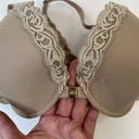 Natori  Size 34DD Feathers T Back Bra Front Close Lace Trim Molded Lightly Lined Photo 4