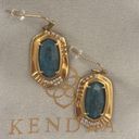 Kendra Scott Vanna Vintage Gold Drop Earring In Teal Apatite Photo 3