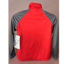 Oleg Cassini  Sport Red Track Jacket Womens Petite Lightweight Zip Cotton New PL Photo 7