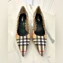 Burberry  Women's Aubri Vintage Check Kitten Heel Pumps Photo 1