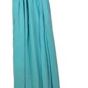 Yumi Kim  Enchanted Aqua Blue Silk Maxi Dress M Photo 1