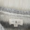 Lou & grey  Fuzzy Stripe Sweater White Photo 1