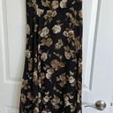 Lulus Black Floral One-Shoulder Maxi Dress Photo 2