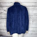 Woman Within  Size 26/28 2X Blue Teddy Bear Cozy Long Sleeve Zip Front Jacket Photo 2