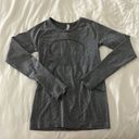 Lululemon Swiftly Tech Gray Long Sleeve Photo 0