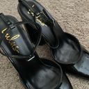 Lulus Black Pointy Closed Toe Chunky Heel With Strap Sz 8 LuLu’s Photo 3