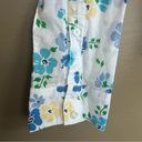 Jordache  Cotton Floral Spring Print Lace Detail Placket Button Down Blouse NWT Photo 4