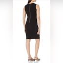 Calvin Klein  Sleeveless Scuba Sheath Dress in Black LBD Size 8 Photo 1