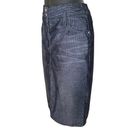 United Colors Of Benetton  Black-Gray Corduroy Pencil Skirt Size 42 / 6US Photo 1