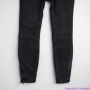 Pilcro and the Letterpress NEW  faded black high rise denim moto jeggings, 29 Photo 4