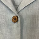 Vintage Blue Jamaica Bay |  100% Linen Casual Short Sleeve Button Shirt XL Photo 1