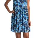 Donna Morgan  Floral Sleeveless Shift Dress Size 6, SOFT WHITE/ FRENCH BLUE NWT Photo 1