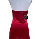 Zaful  Slip Dress Slip Cowl Neck Red Women's Size Medium Photo 4