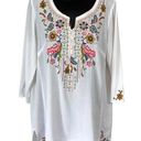 J. Jill Emroidered White Tunic White Size undefined Photo 0