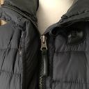 Esprit  Puffer Hooded Long Toggle Zip Coat in Black Photo 2